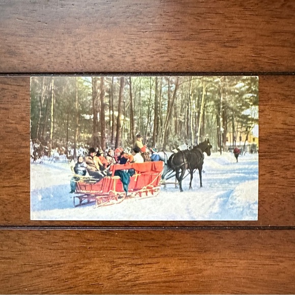 On The Way To The Ski Tow Falls Pennsylvania Postcard - Picture 2 of 3